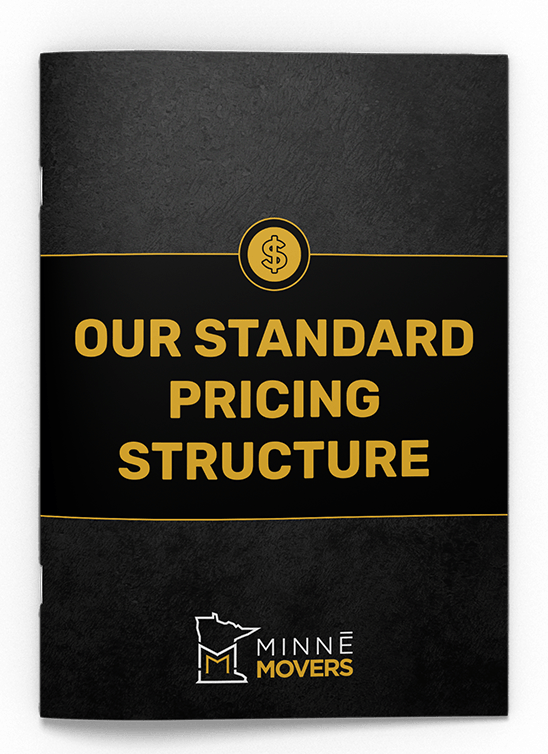 Minne Movers Standard pricing structure brochure