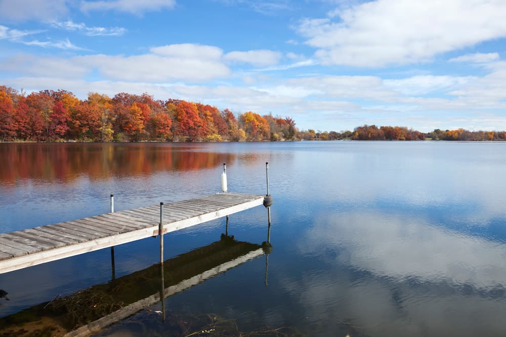 Calm MN Lake achieved by affordable movers
